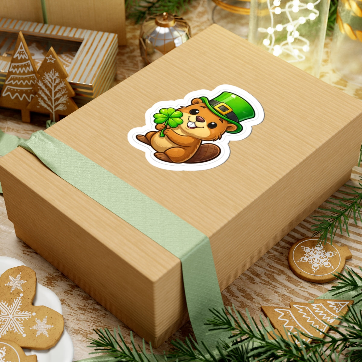 Canadian Lucky Beaver — Premium Vinyl Decal