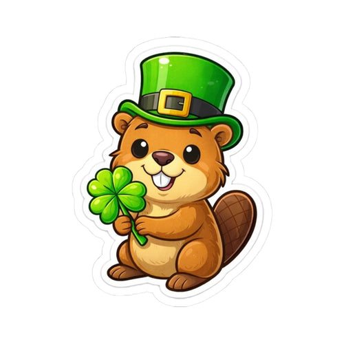 Canadian Lucky Beaver — Premium Vinyl Decal
