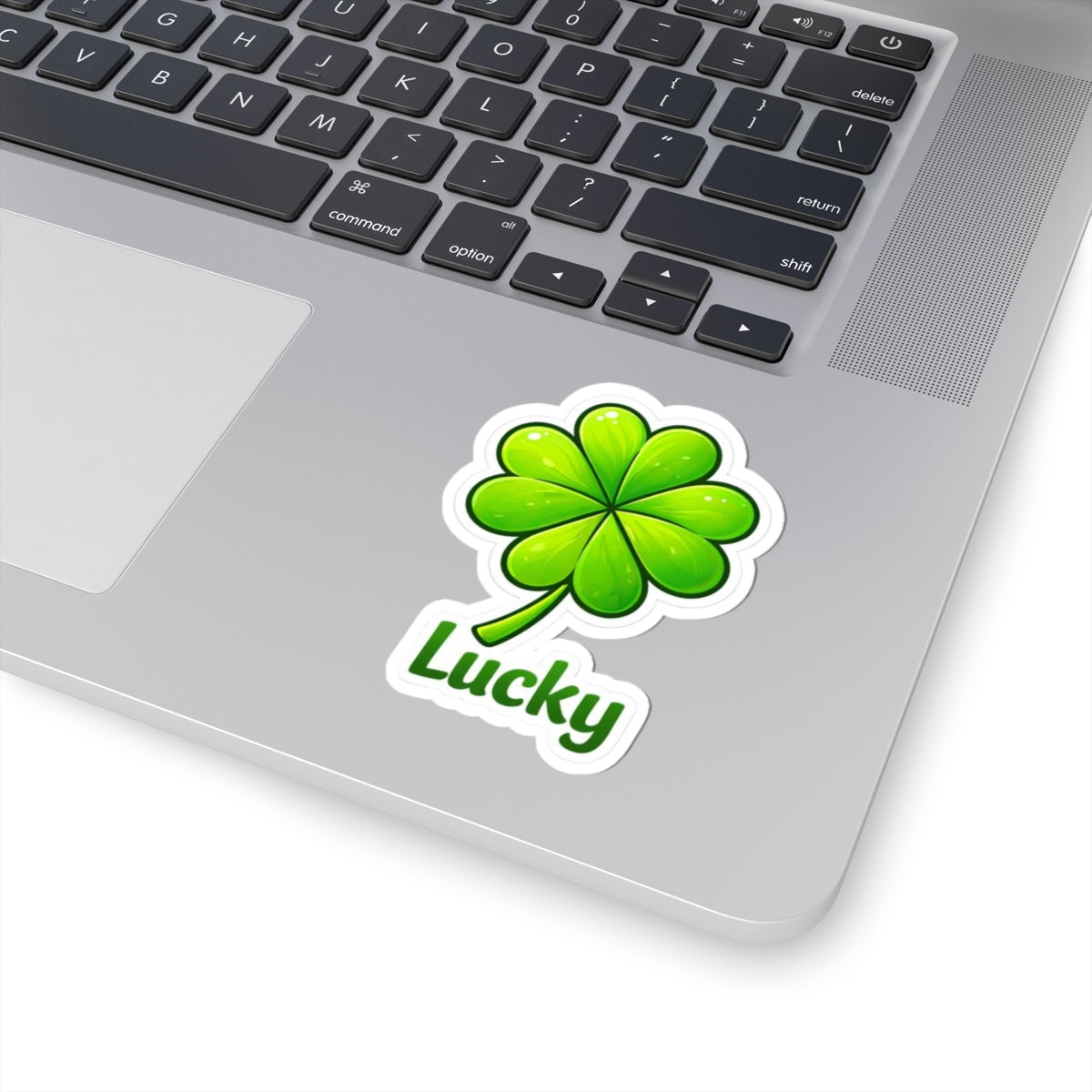 Lucky Four-Leaf Clover Kiss-Cut Sticker