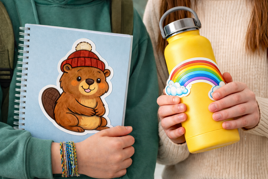 Rainbow & Gold — Premium Vinyl Decal